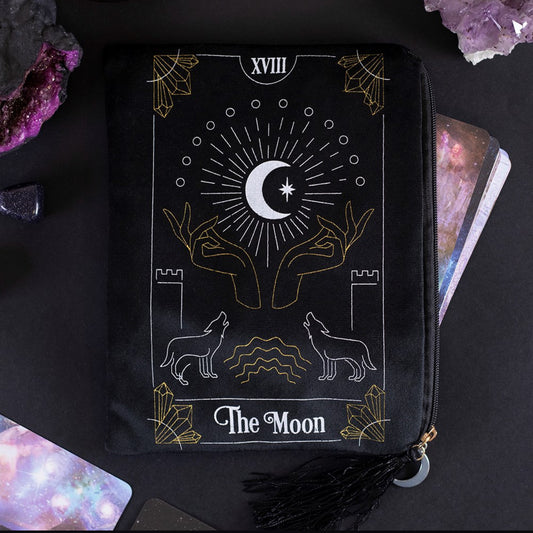 BOLSA CON CREMALLERA CARTA DEL TAROT DE LA LUNA