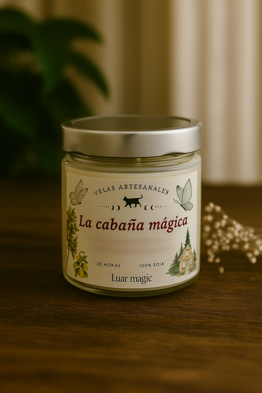 Vela cabaña mágica
