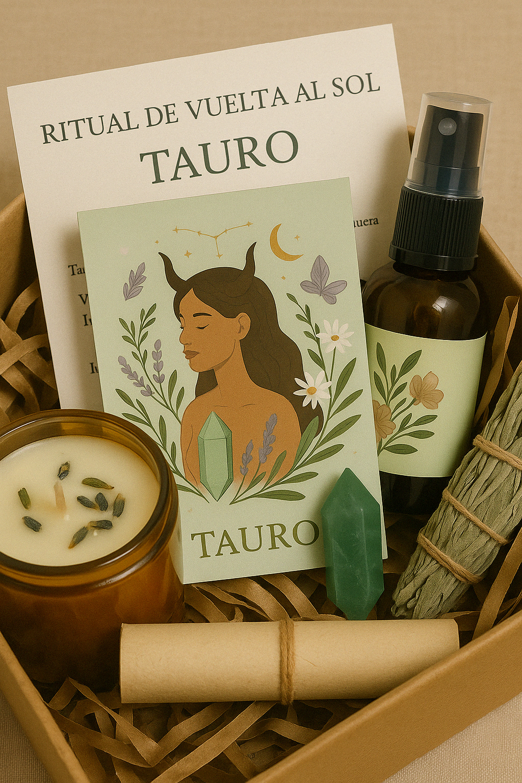 Caja de vuelta al sol Tauro