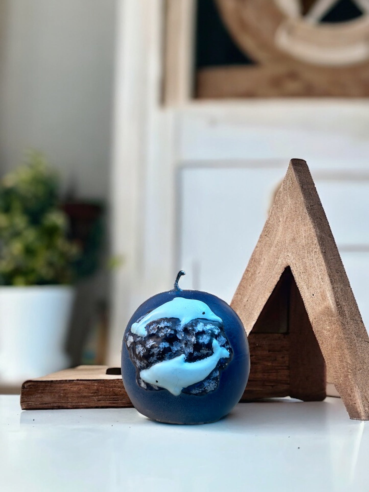 Vela luna llena delfín