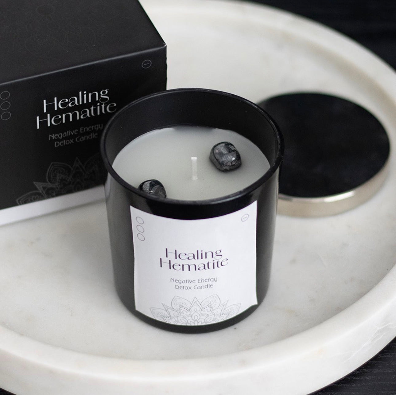 VELA DETOX DE HEMATITA CURATIVA