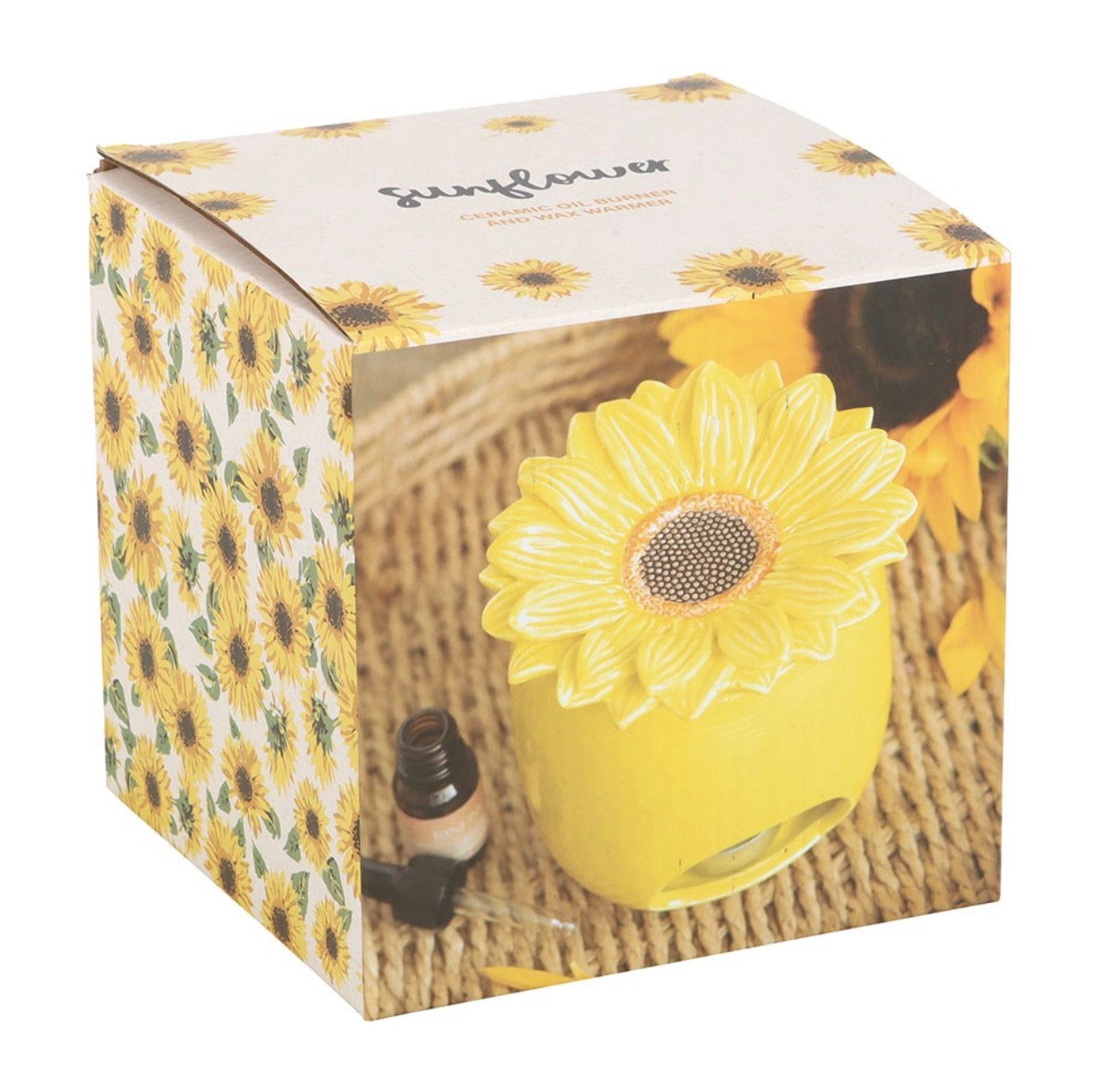 QUEMADOR DE ACEITE DE GIRASOL Y CALENTADOR DE CERA