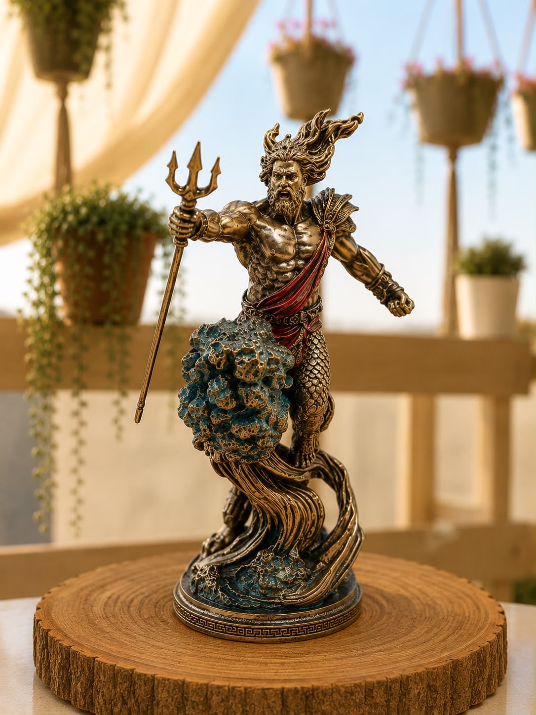 Figura de Poseidón 25 cm