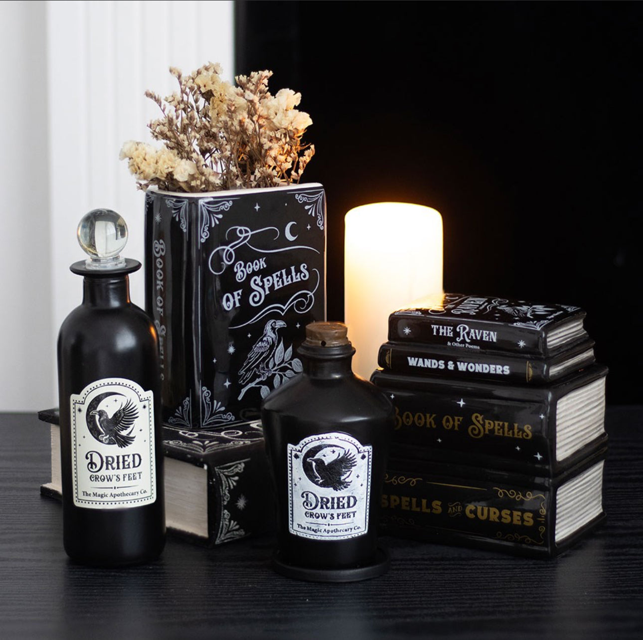 Quemador de aceite y calentador de cera Book of Spells