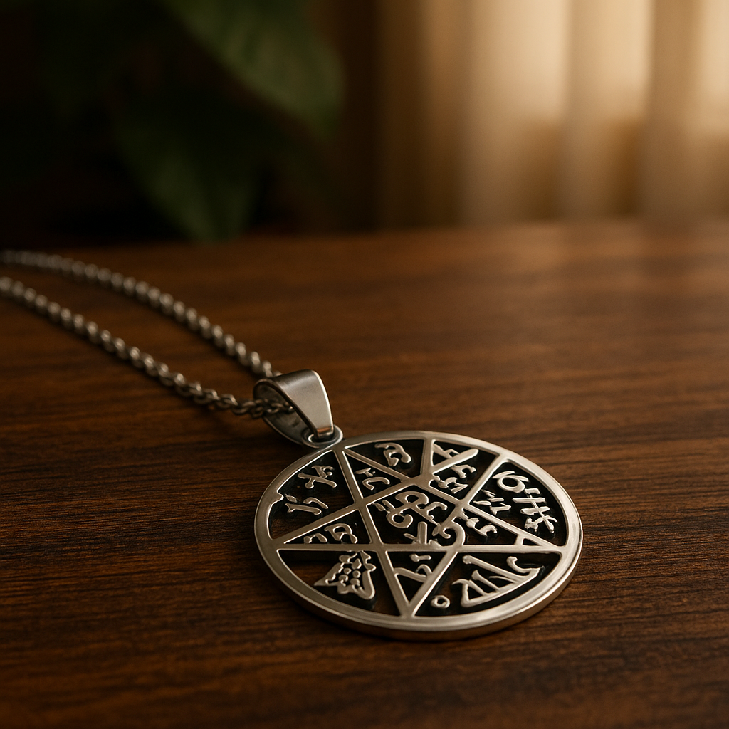 Collar Acero Tetragramaton Cadena 40+5 Cms