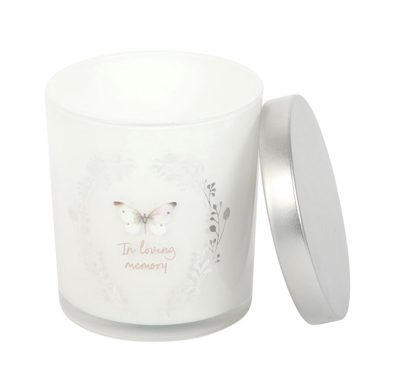 VELA DE VAINILLA MARIPOSA BLANCA