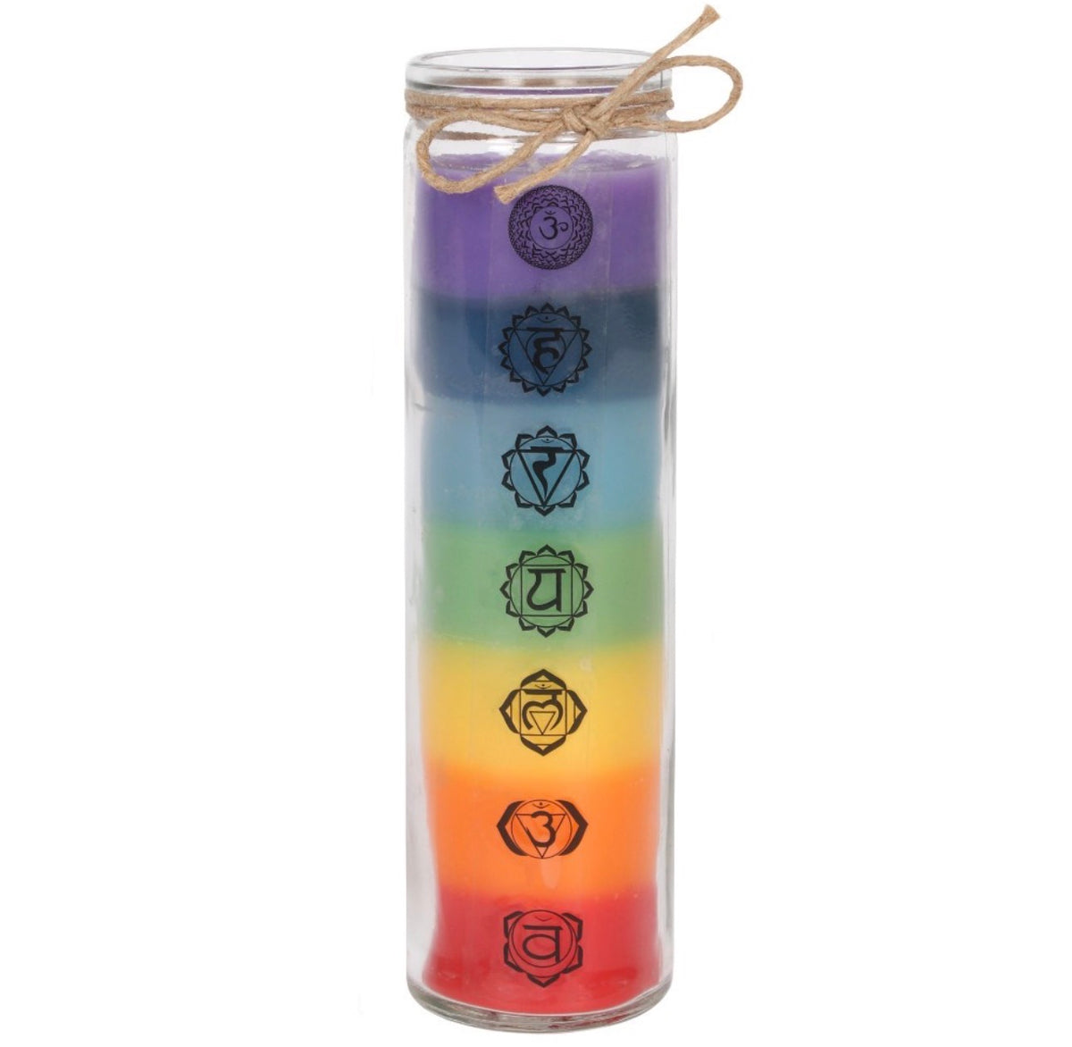 VELA DE TUBO CHAKRAS