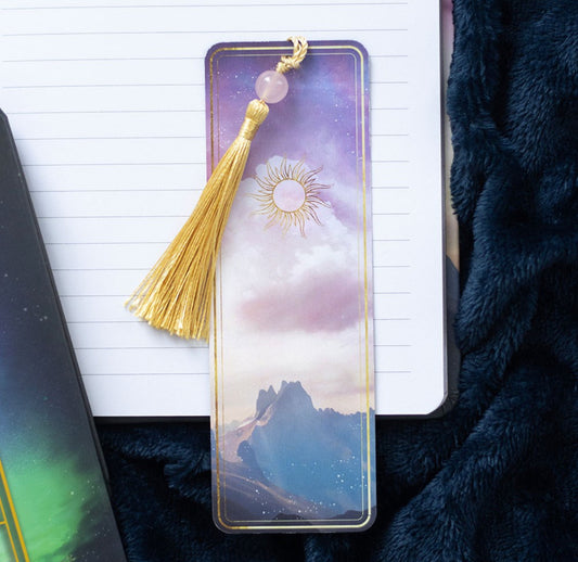 Marca páginas cuarzo rosa