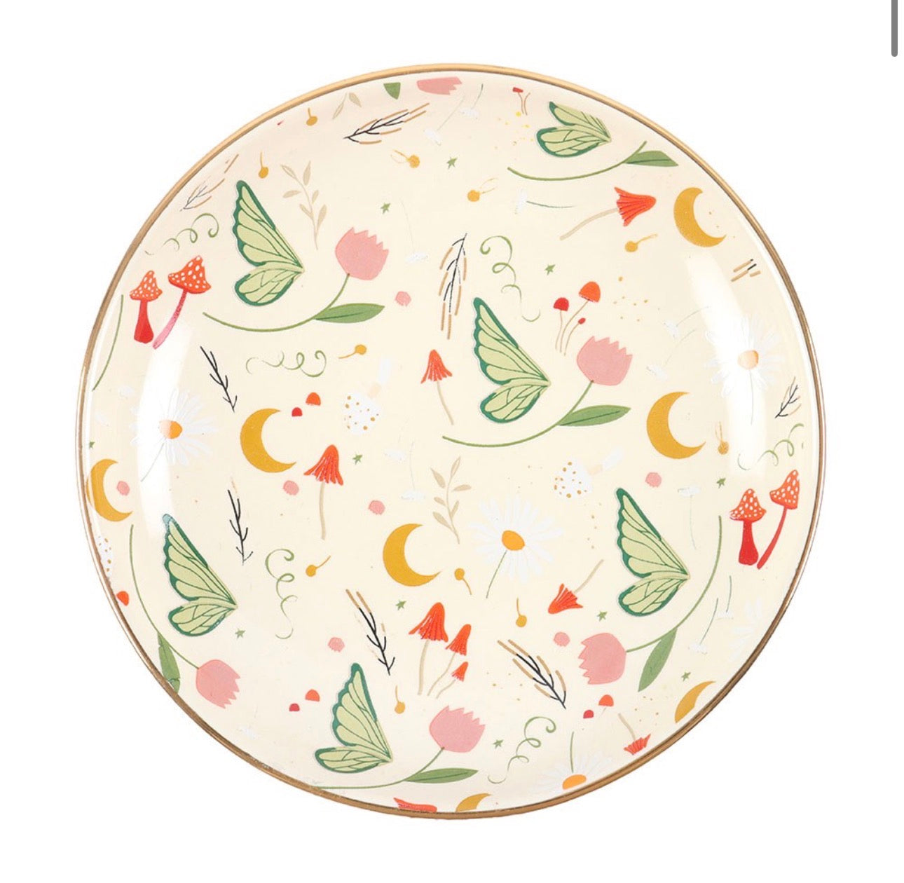 PLATO CON ESTAMPADO DE FOLKLORE DE HADAS
