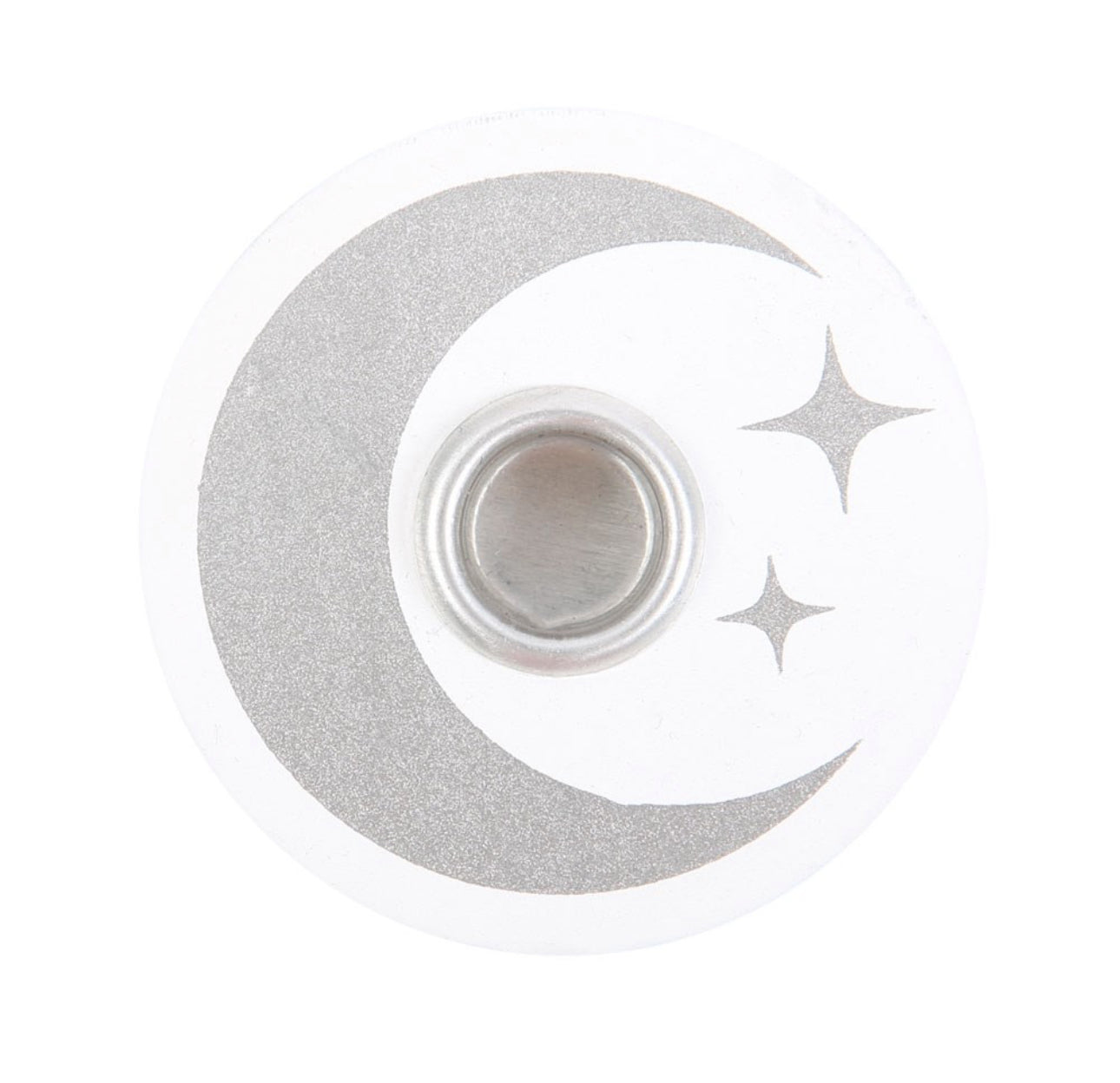 PORTAVELAS MÍSTICA LUNA BLANCO