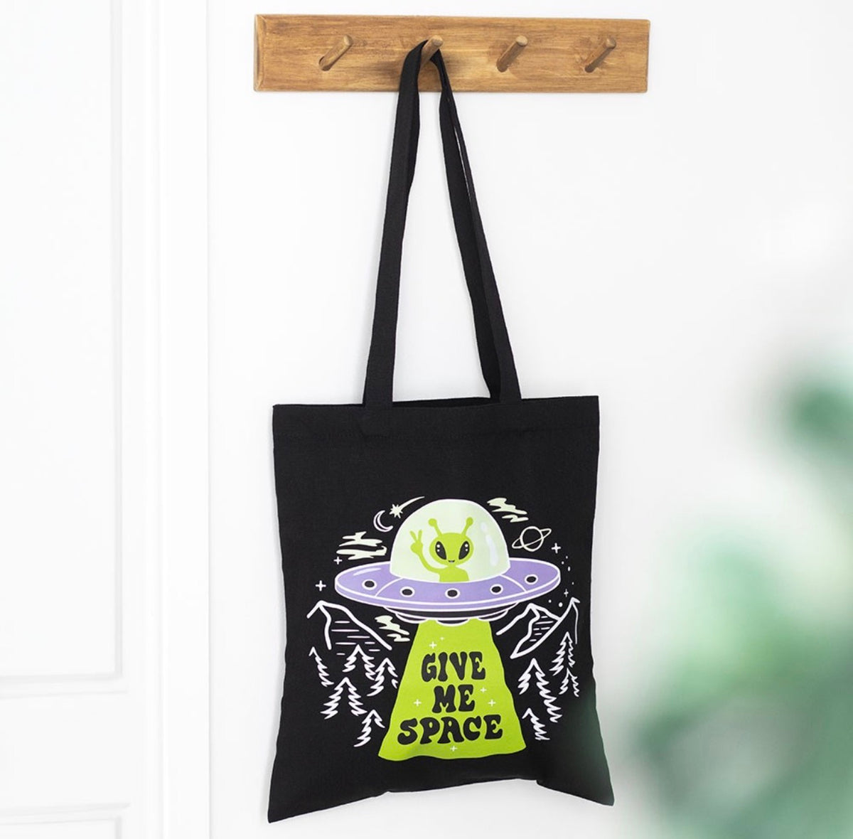 TOTE BAG OVNI EXTRATERRESTRE DAME ESPACIO