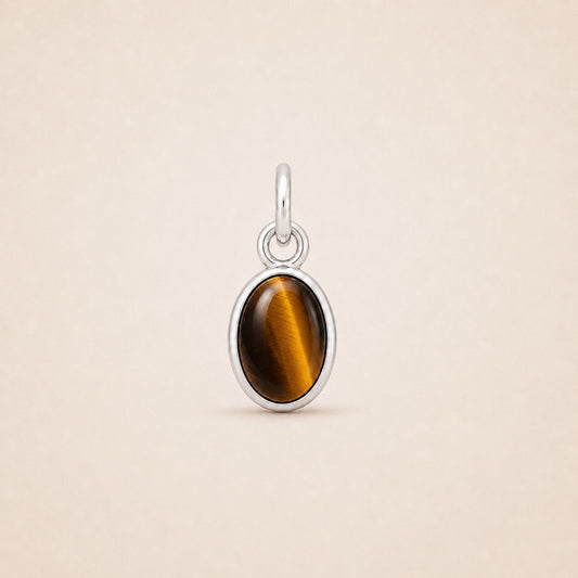 Colgante de Ojo de Tigre en Plata