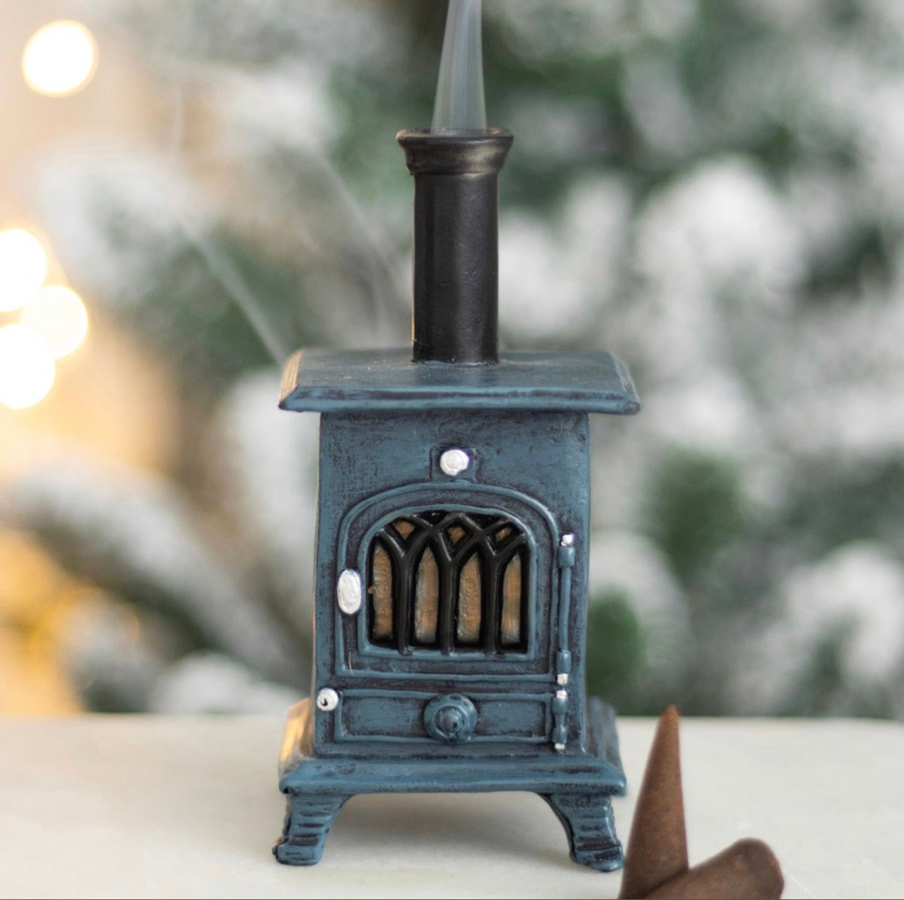 QUEMADOR DE INCIENSO CON FORMA DE CHIMENEA