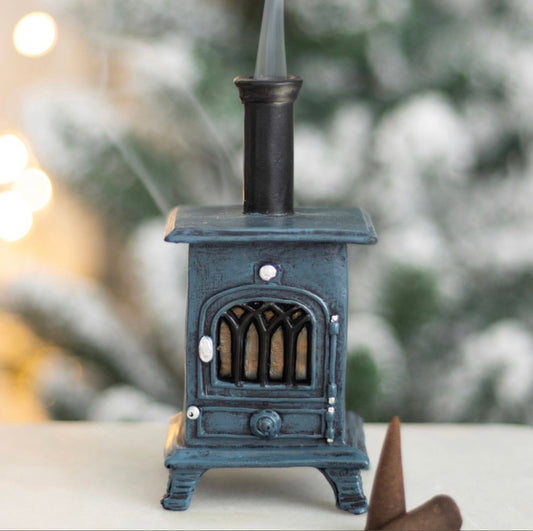 QUEMADOR DE INCIENSO CON FORMA DE CHIMENEA
