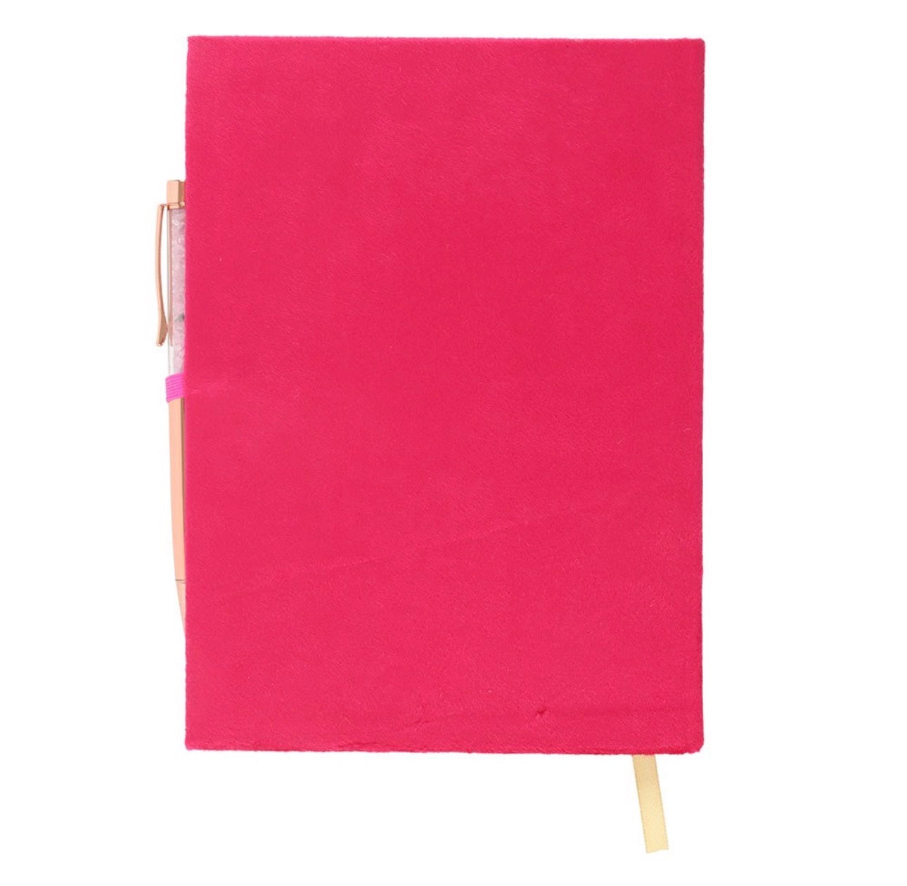 Libreta DE HECHIZOS DE AMOR CON PLUMA DE CRISTAL DE CUARZO ROSA