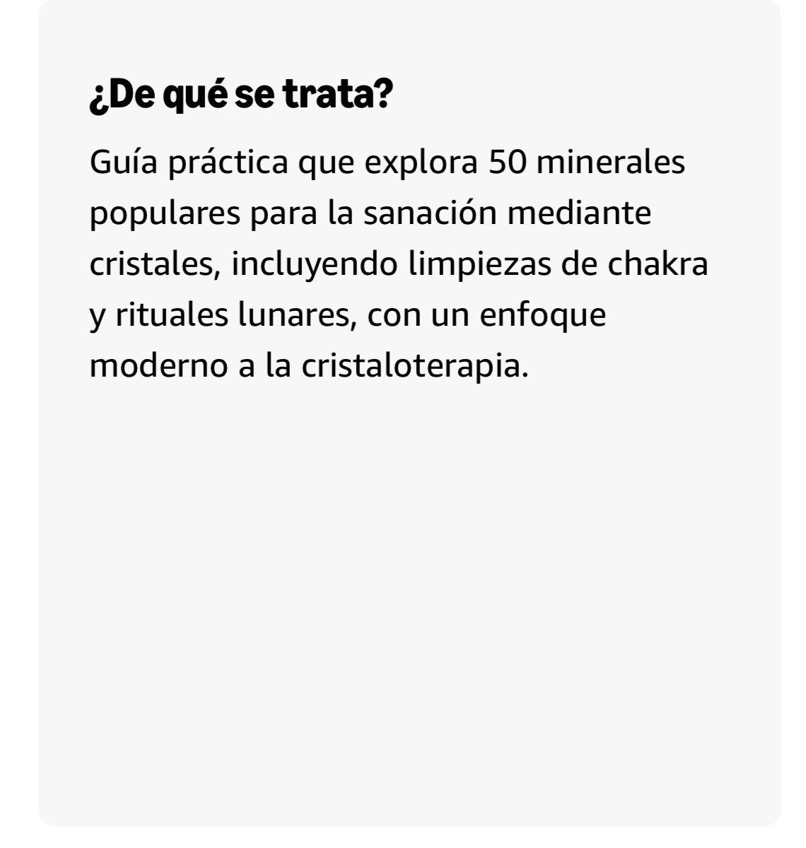 Cristales: Guía moderna de la sanación mediante cristales