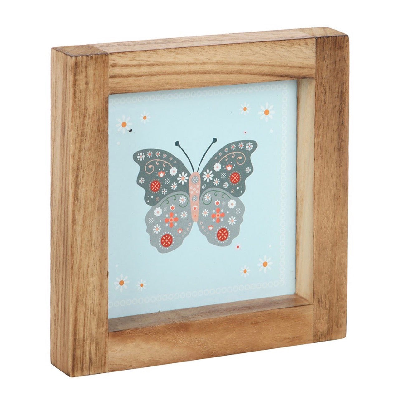LÁMINAS DE ARTE DE PARED ENMARCADO CON INSECTOS FLORALES