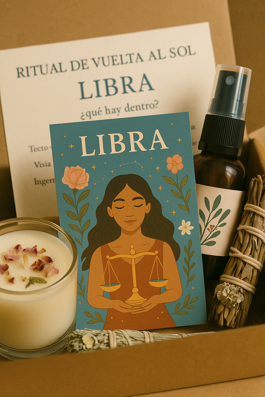 Caja de vuelta al sol Libra