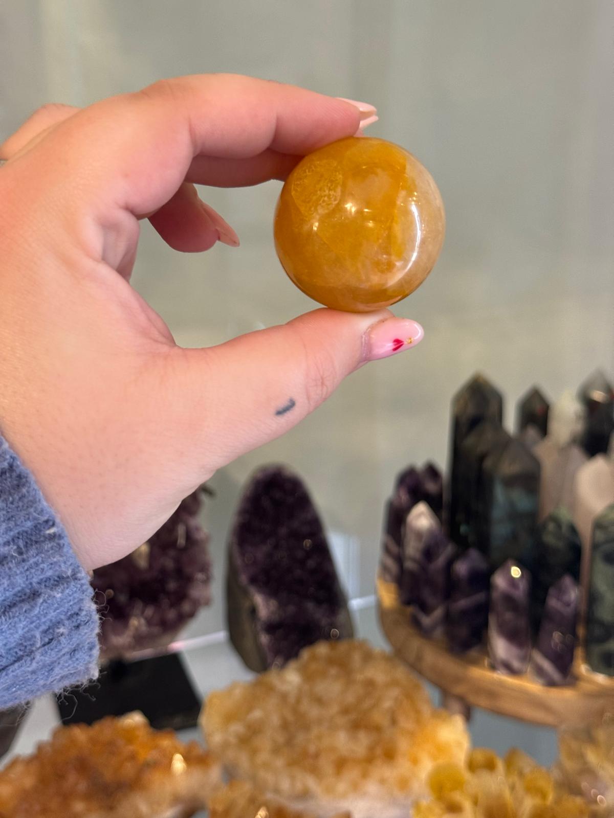 Esfera de Citrino – Sol en estado cristalino