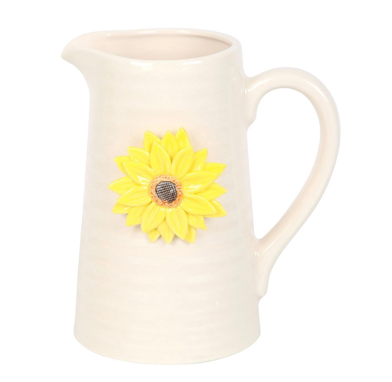 Jarra de cerámica con forma de girasol en 3D de Hello Sunshine