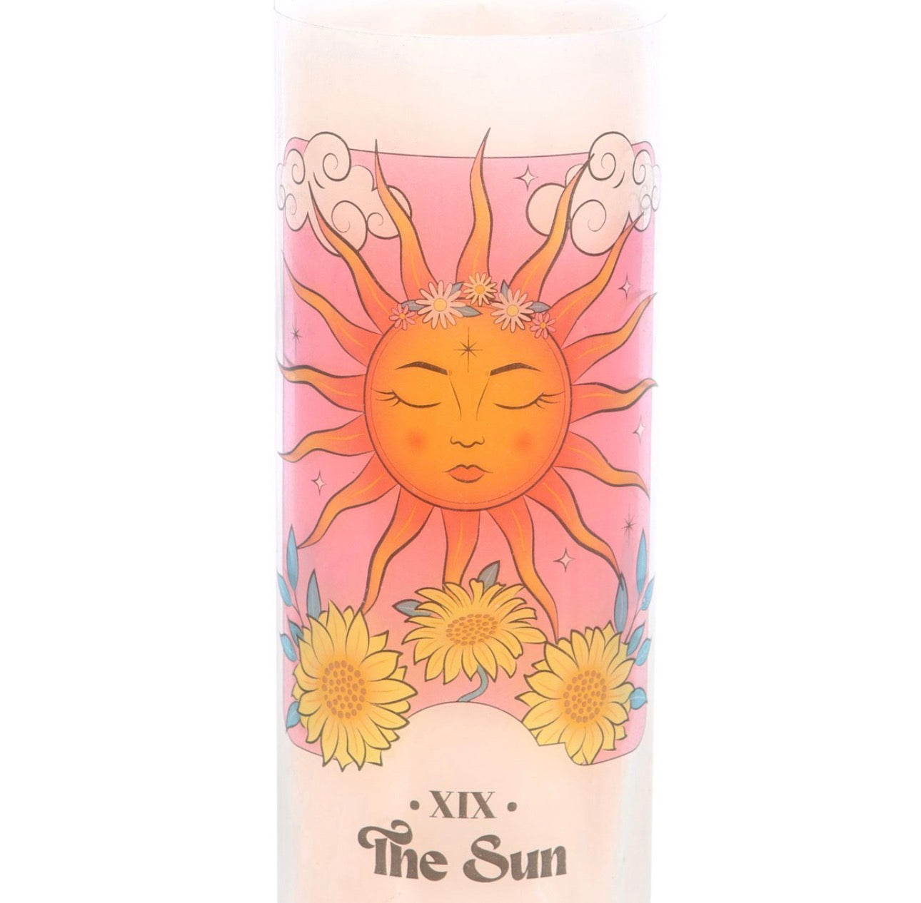 VELA TUBO DE POMELO ROSA SOL
