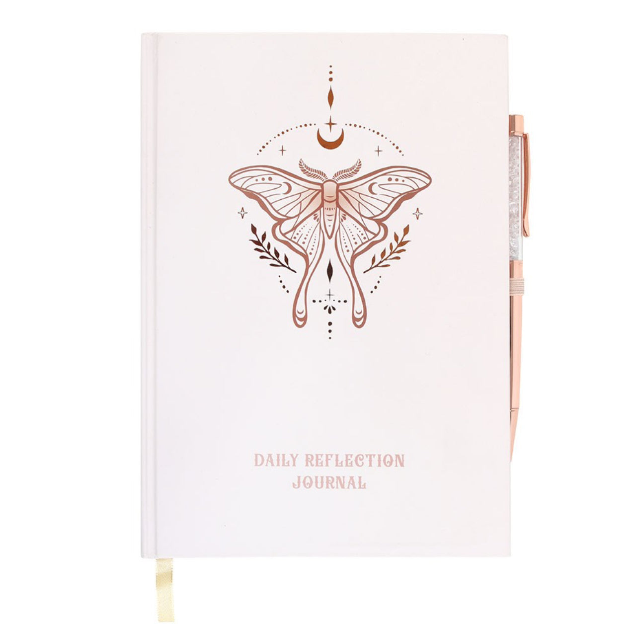 Libreta de reflexión diaria de Luna Moth