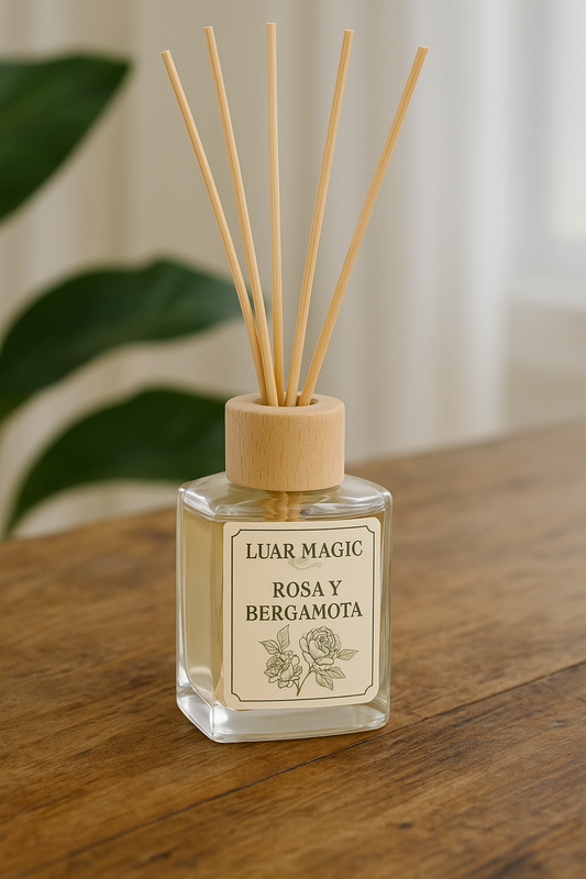 Difusor de Varillas Rosa y Bergamota 100 ml