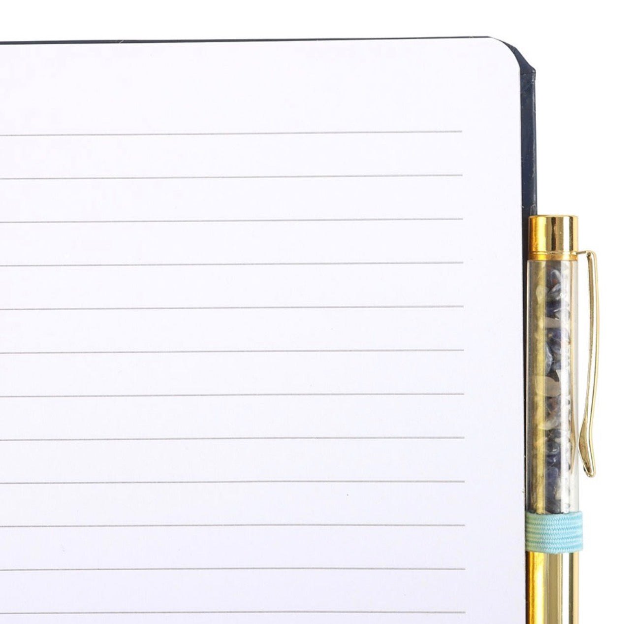 Libreta A5 OJO QUE TODO LO VE CON BOLÍGRAFO CON CHIPS DE CRISTAL