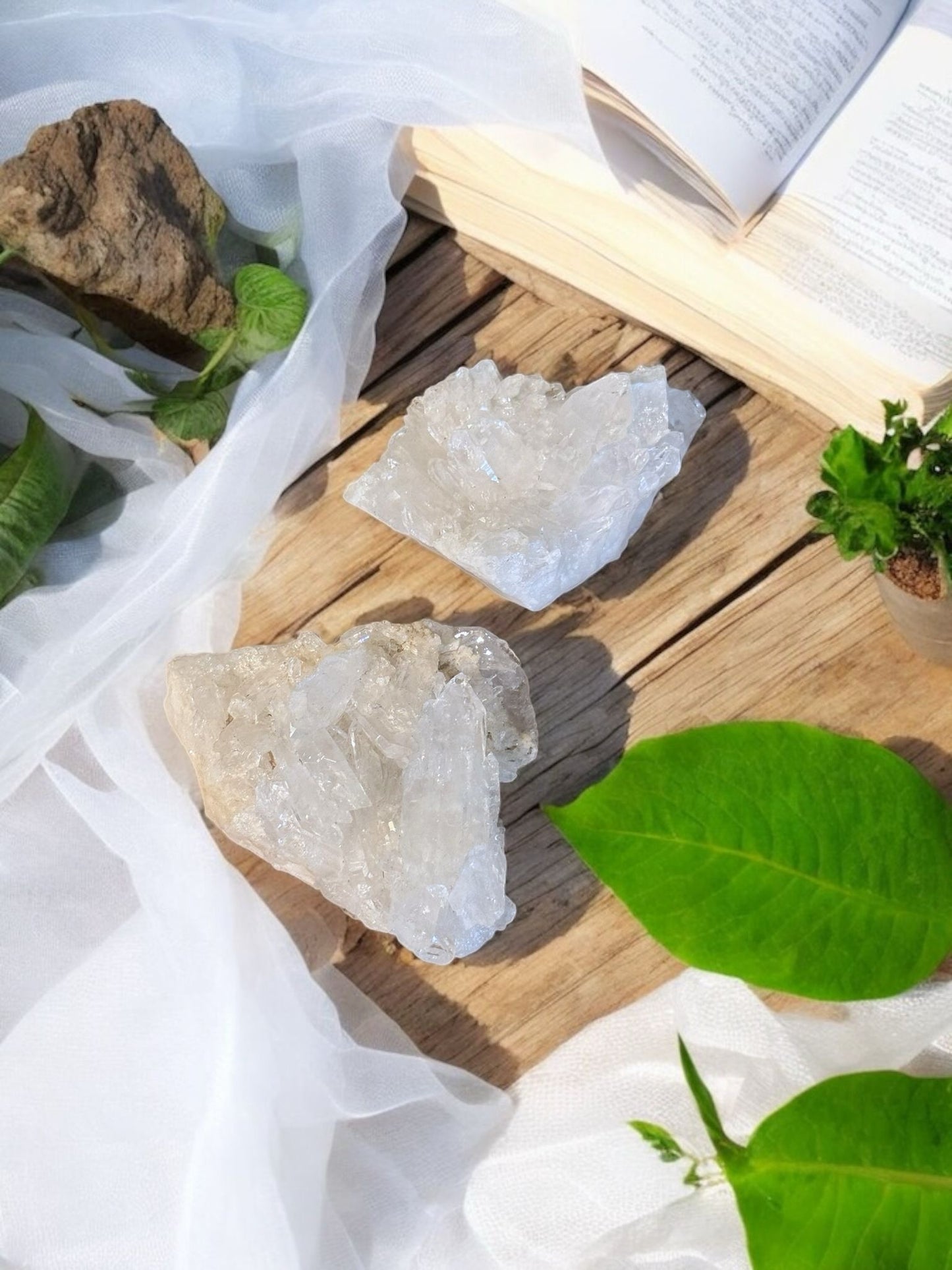 Drusa de Cuarzo Blanco AAA