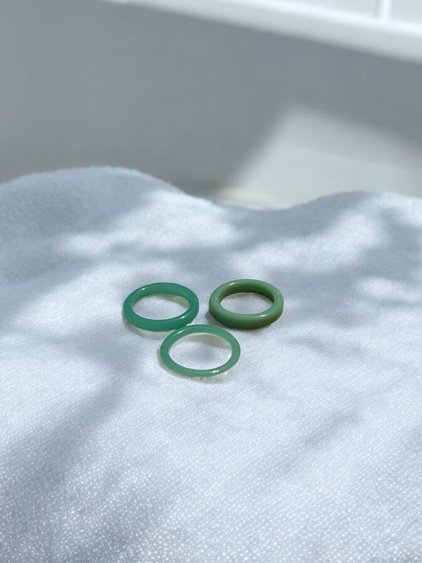 Pack anillos resina