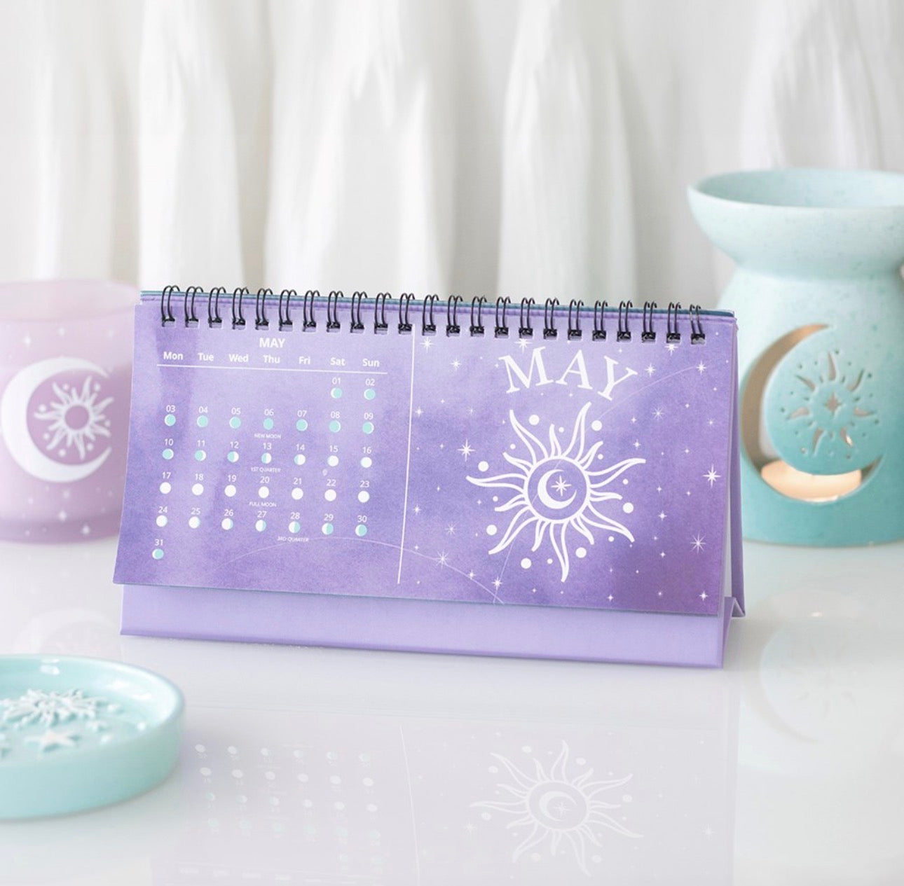 CALENDARIO DE ESCRITORIO DE FASES LUNARES