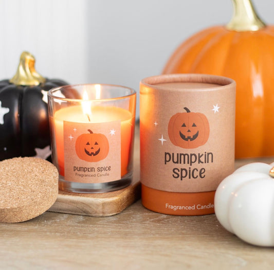 VELA PUMPKIN SPICE CON ESPECIAS DE CALABAZA