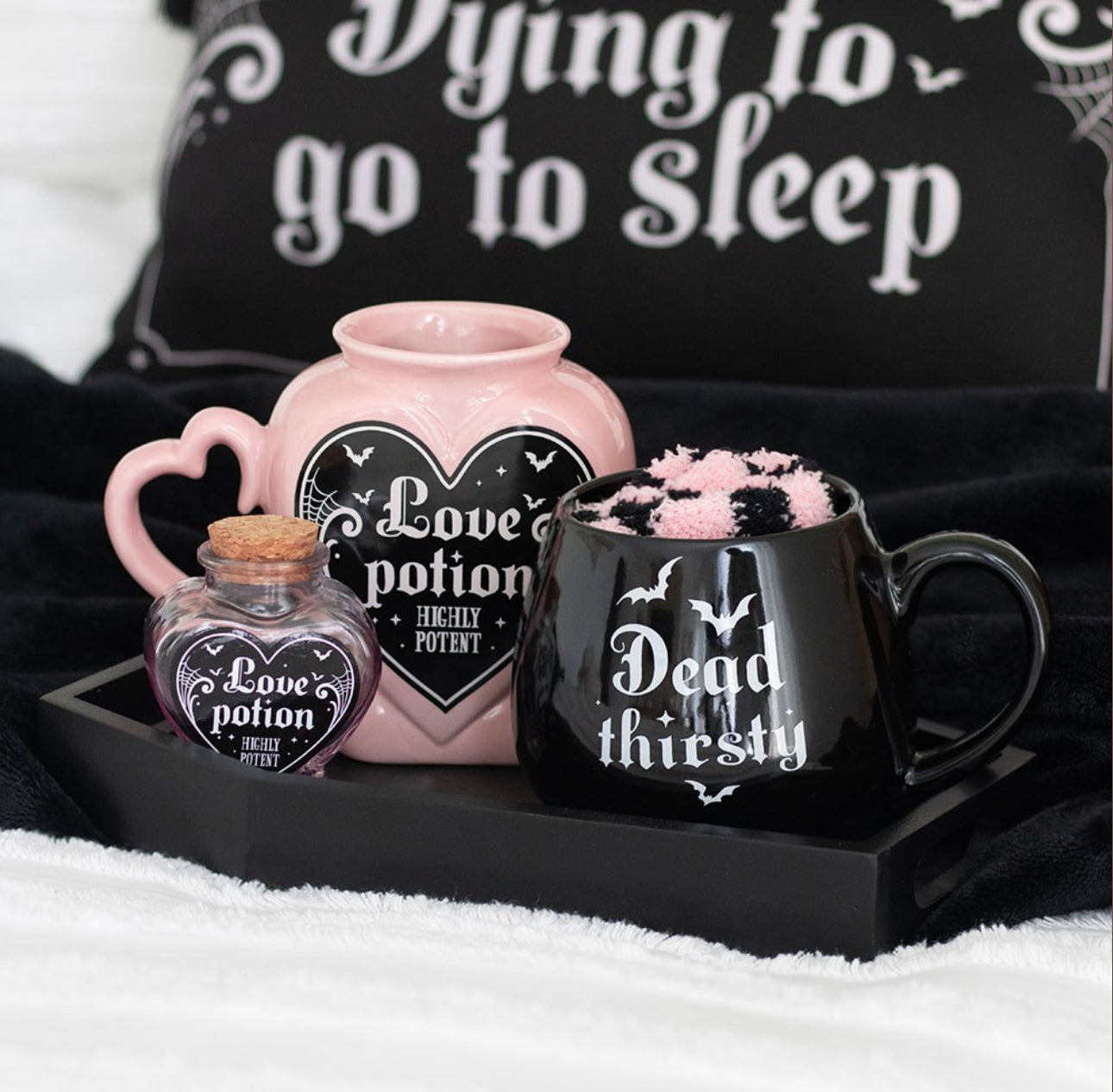 Botella decorativa de poción de amor con forma de corazón de cristal