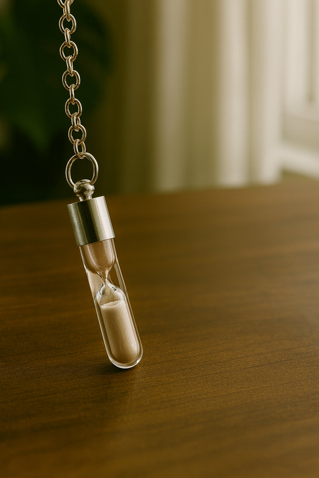 Colgante Reloj de Arena - Se ilumina en la oscuridad