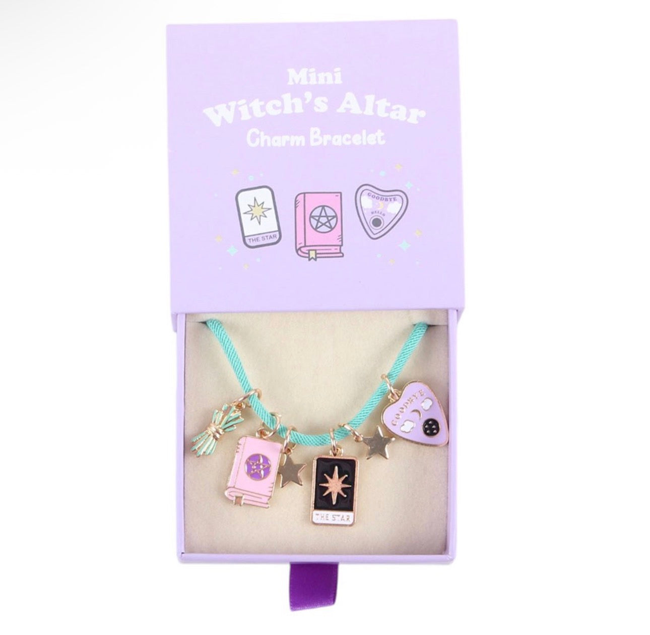 PULSERA CON DIJE DE ALTAR DE BRUJA MINI