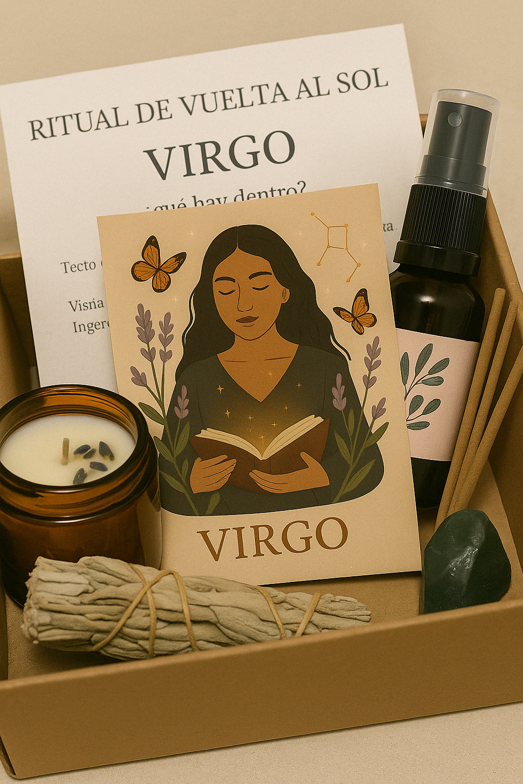 Caja de vuelta al sol Virgo