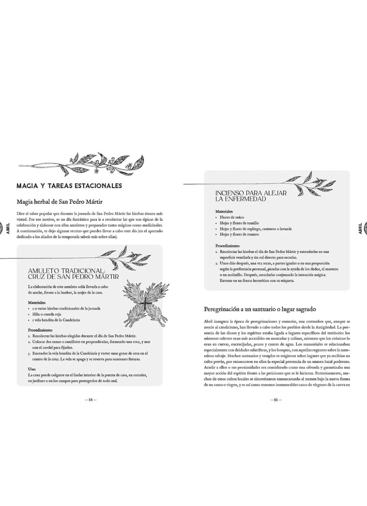 Almanaque de la bruja tradicional: Rituales, magia y folklore a lo largo del año