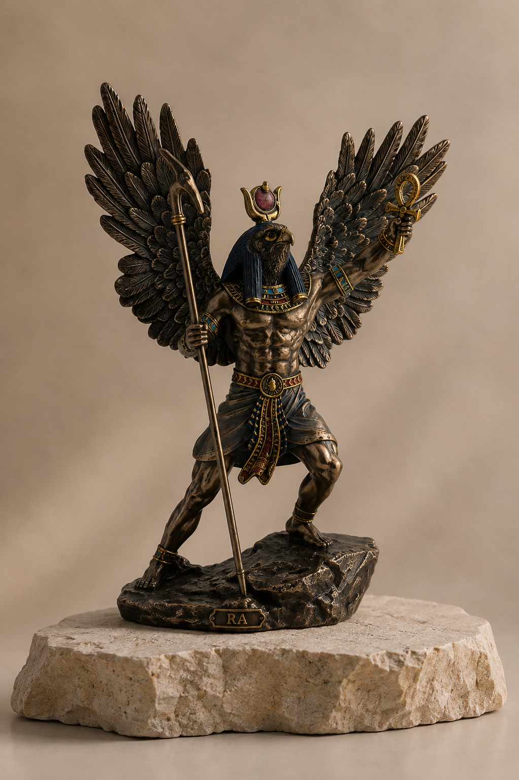 Estatua del Dios Ra (Dios del Sol)