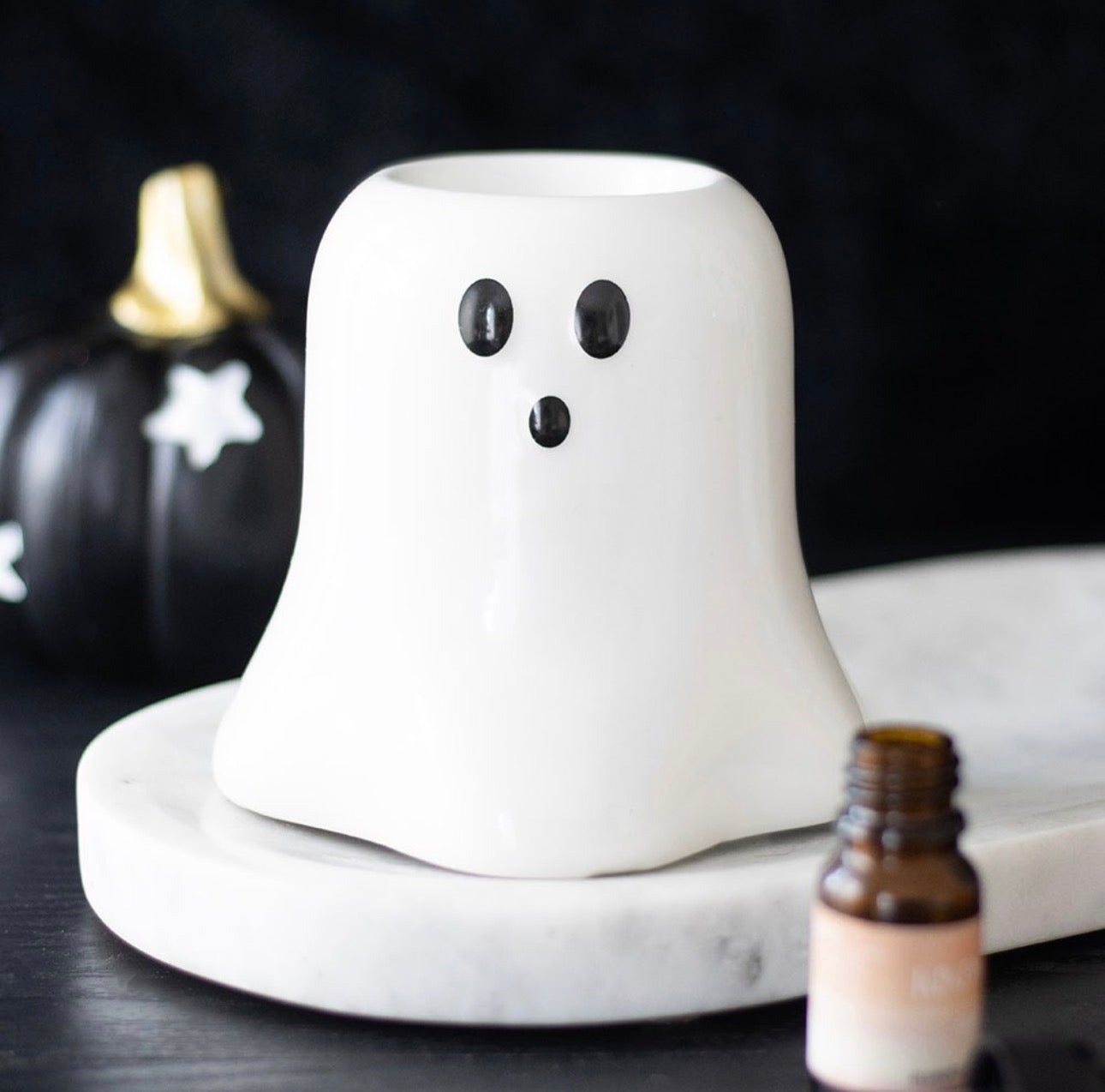 QUEMADOR DE ACEITE Y CALENTADOR DE CERA DE FANTASMA