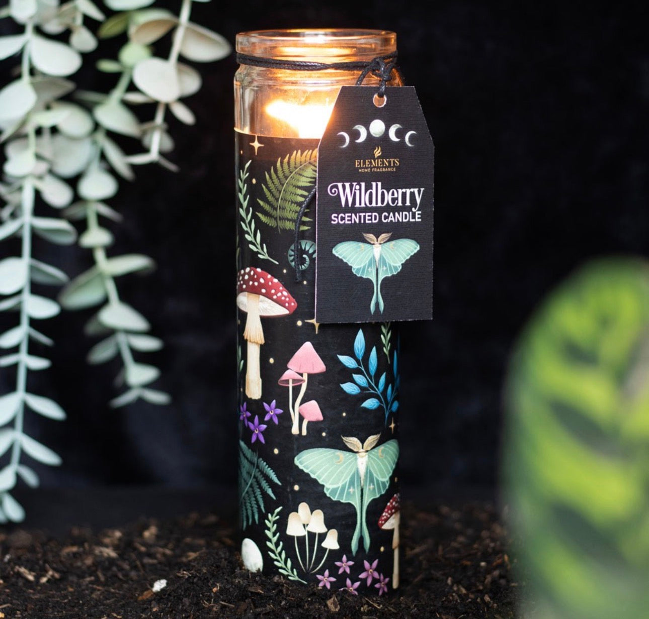 VELA DE TUBO DE BAYAS SILVESTRES DARK FOREST
