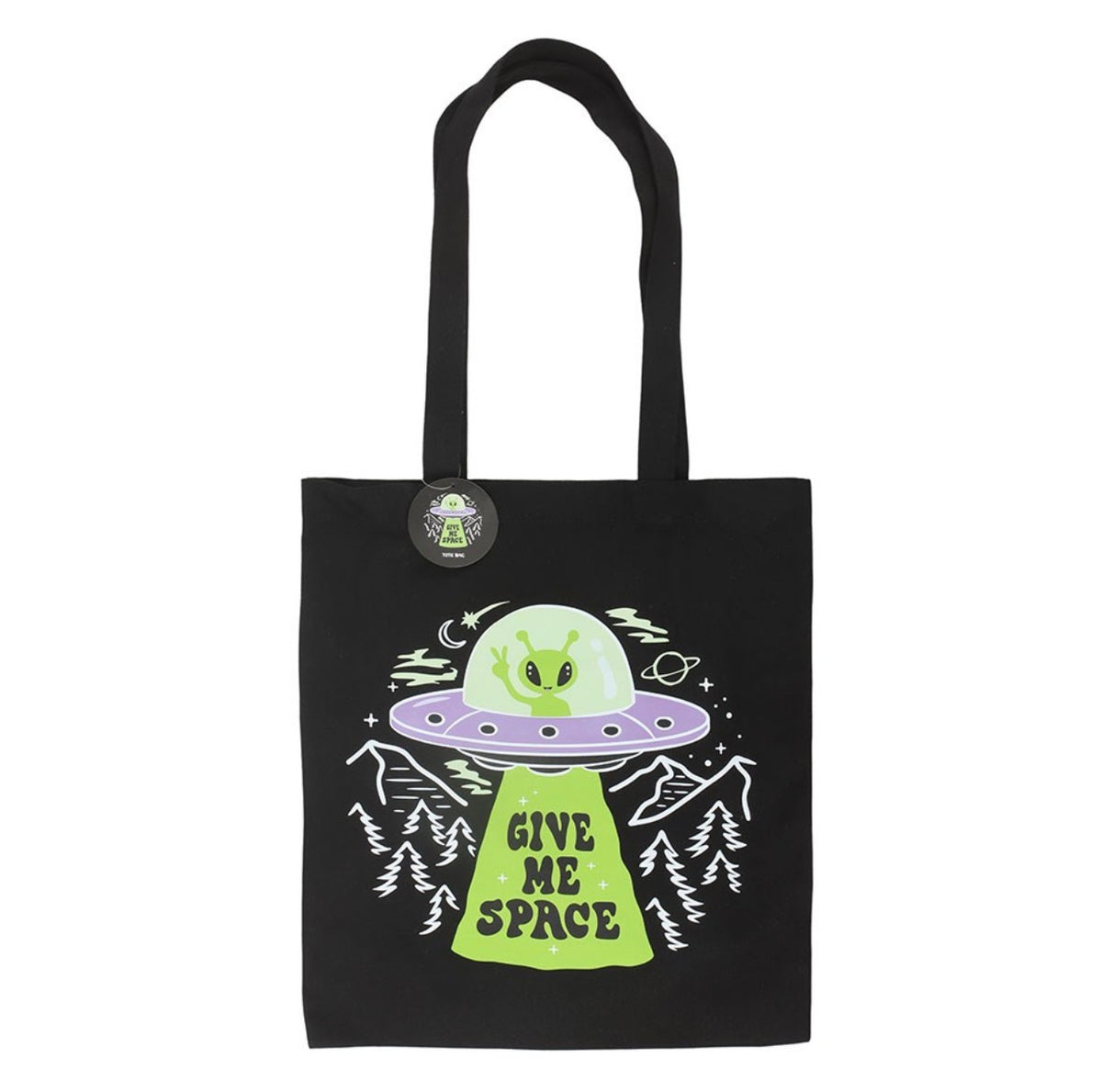 TOTE BAG OVNI EXTRATERRESTRE DAME ESPACIO