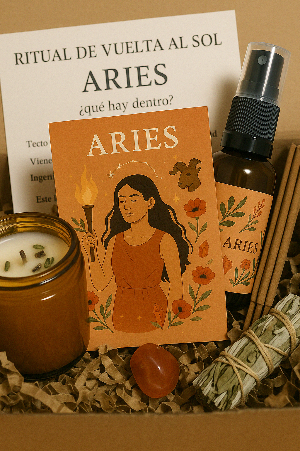 Caja de vuelta sol Aries