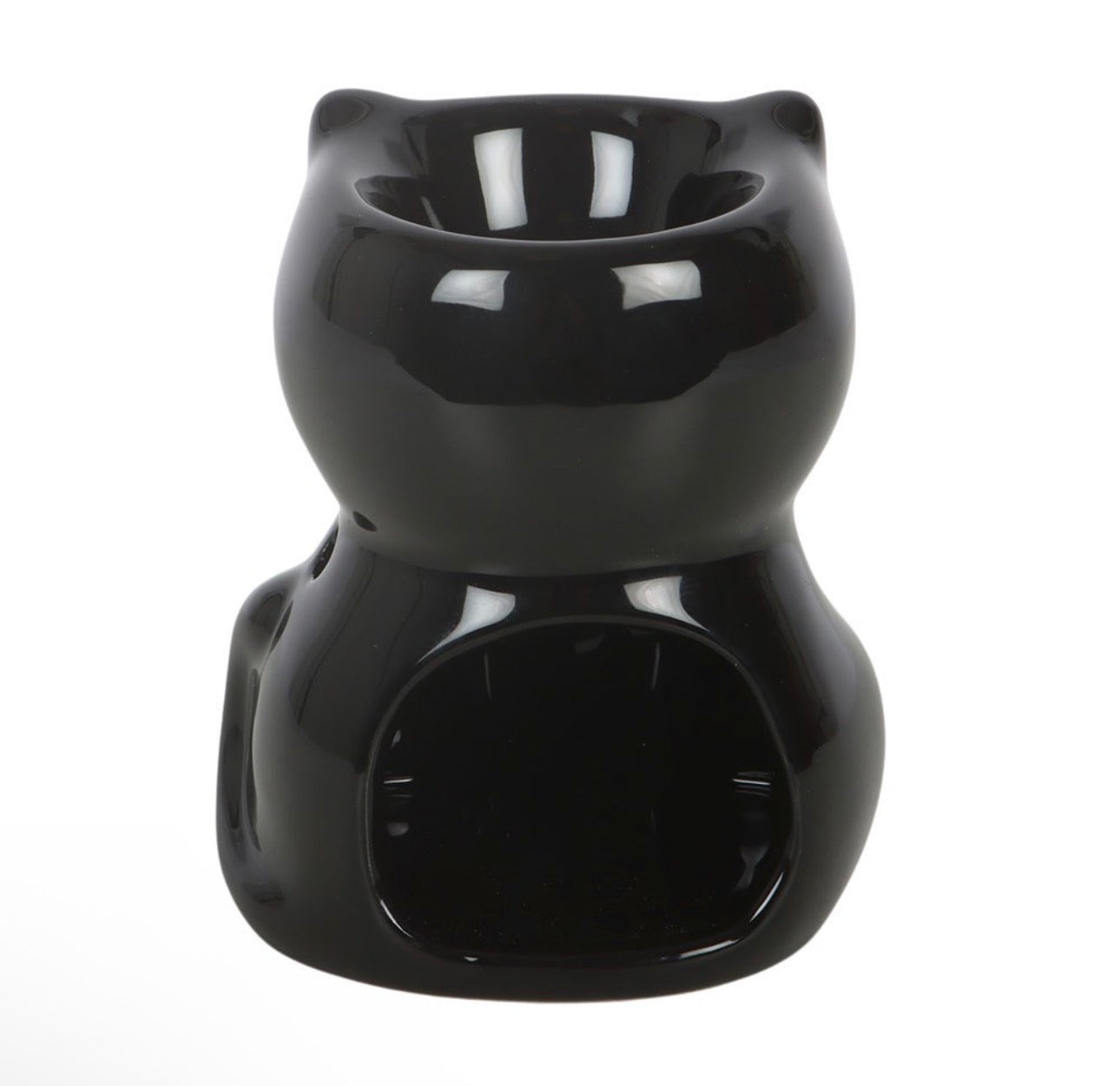 QUEMADOR DE ACEITE MÁGICO GATO NEGRO