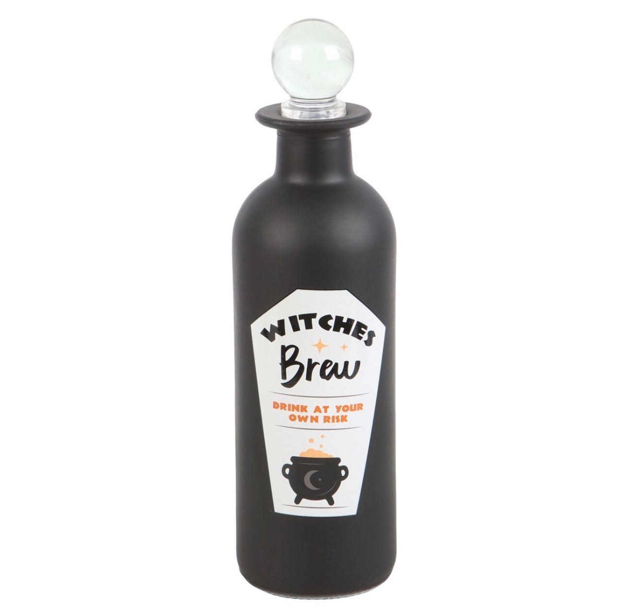 BOTELLA DE POCIÓN DE VIDRIO DECORATIVA PARA BREW DE BRUJAS
