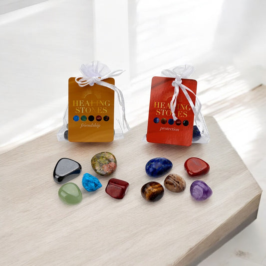 Set de 5 Piedras Protección, Amistad, suerte, salud a elegir