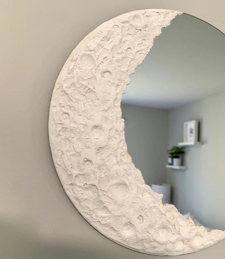 Espejo de luna pintado a mano/Luar magic