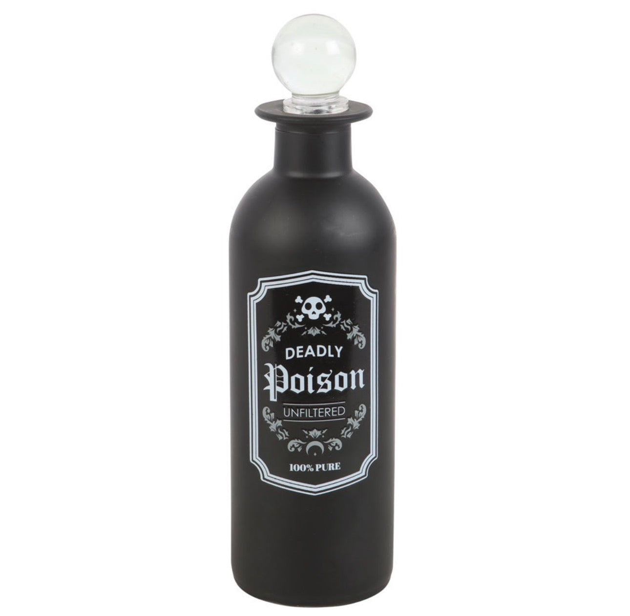 BOTELLA DE POCIÓN DE VIDRIO DECORATIVA