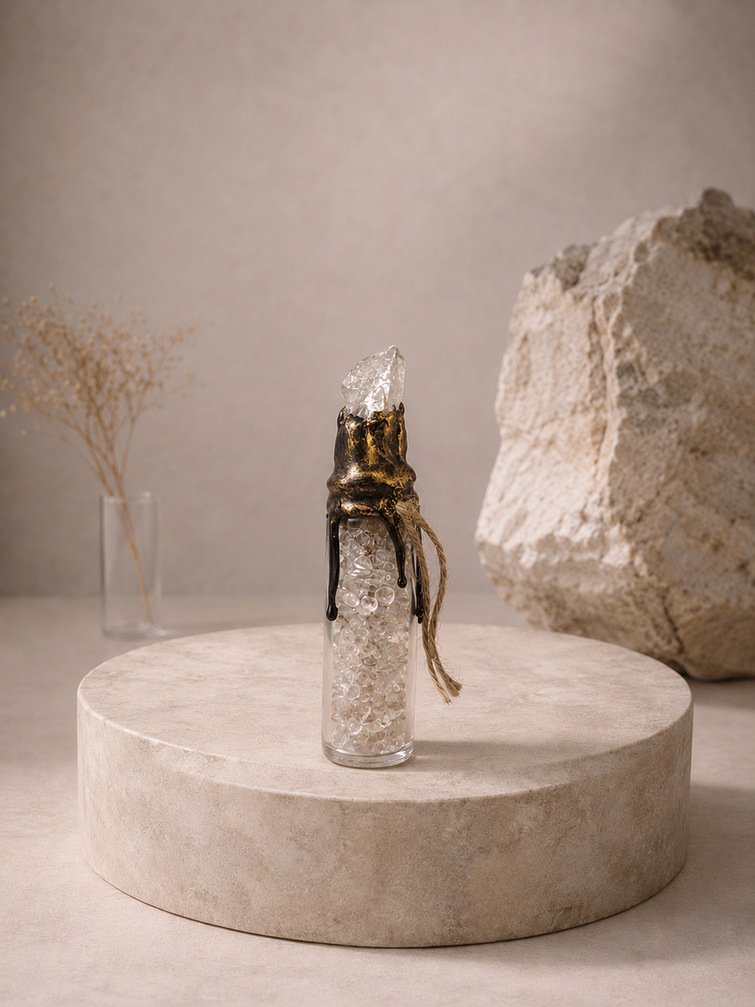 Botellas Mágicas Artesanales con Minerales