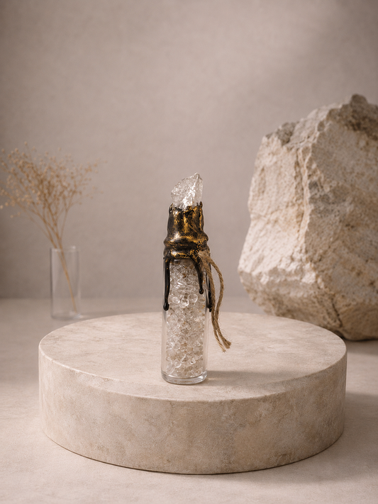 Botellas Mágicas Artesanales con Minerales