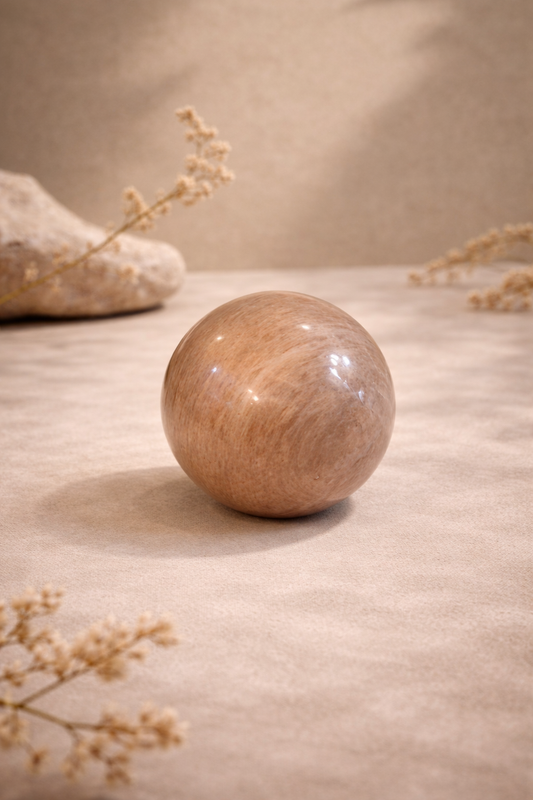 Esfera piedra Luna Melocotón